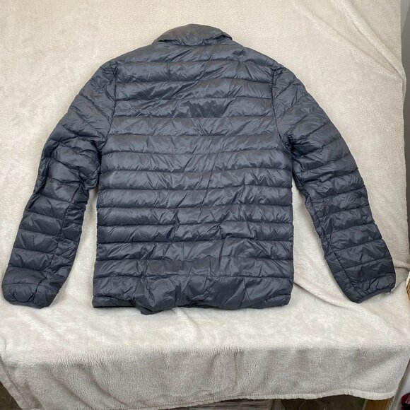 Champion Men's Down Puffer Jacket Size S Black Down & Feather - Picture 15 of 15